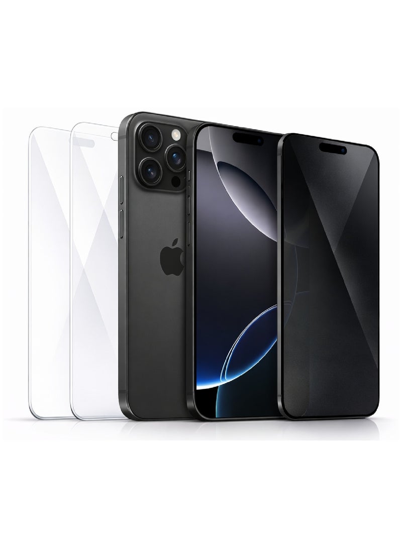 MOBM 3-Pack Screen Protection for iPhone 16 Pro 6.3-Inch - Image 1